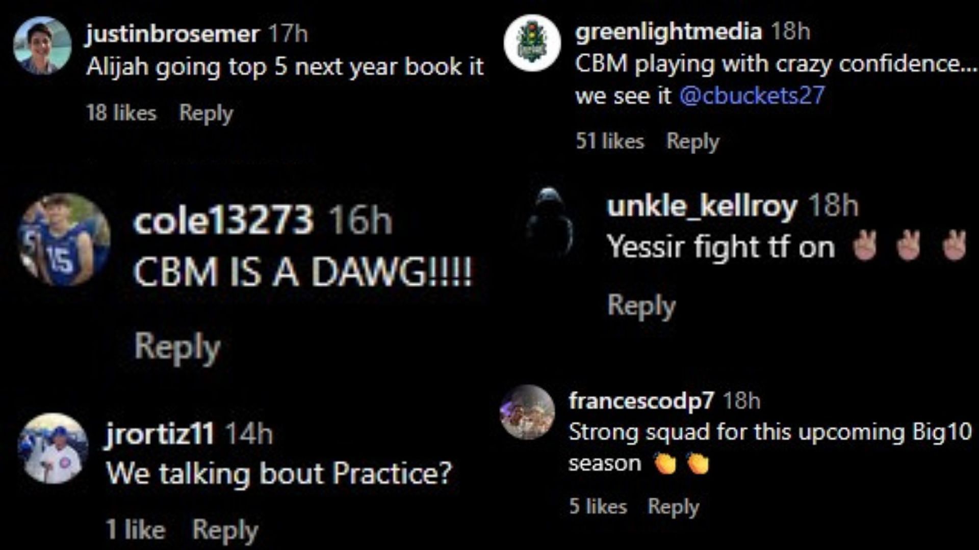 Images via the comments of the Instagram post.